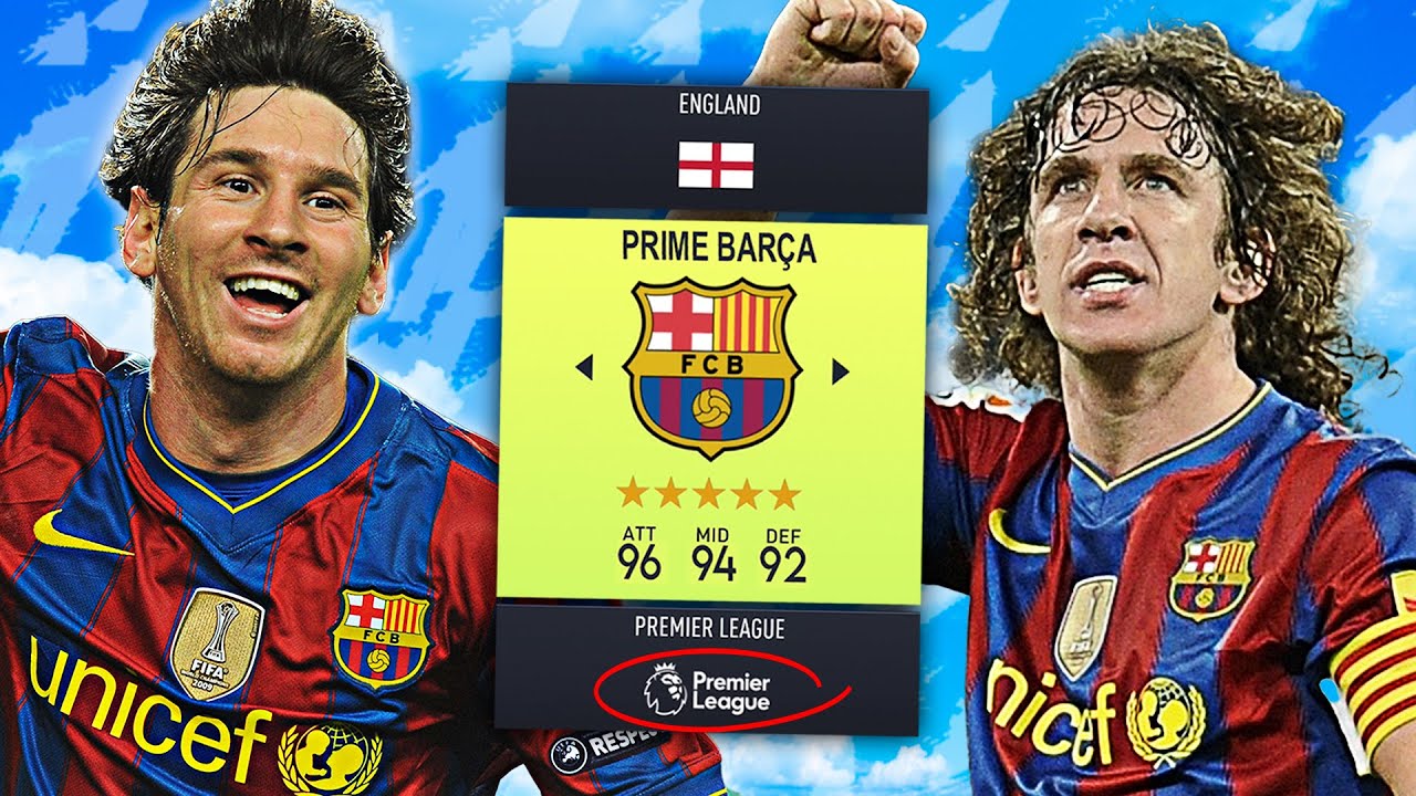 I Put Prime BARCELONA in the PREMIER LEAGUE... And This Happened!! 🤯