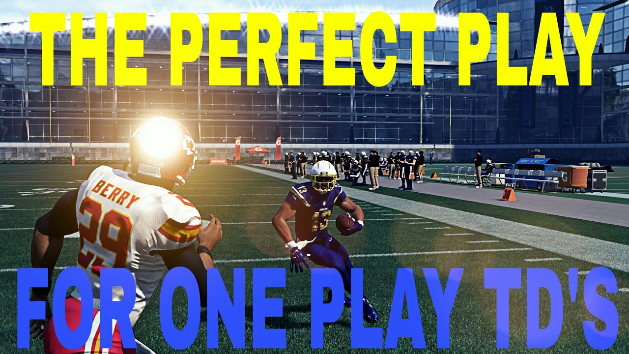 THE BEST PLAY FOR ONE PLAY TOUCHDOWNS!! MADDEN 17 MONEY PLAYS