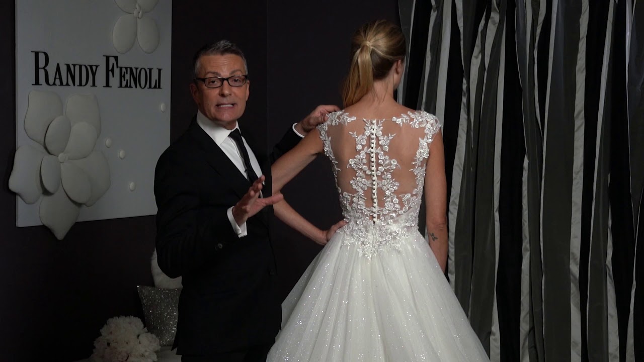 Randy Fenoli over Trouwjurk Ashton