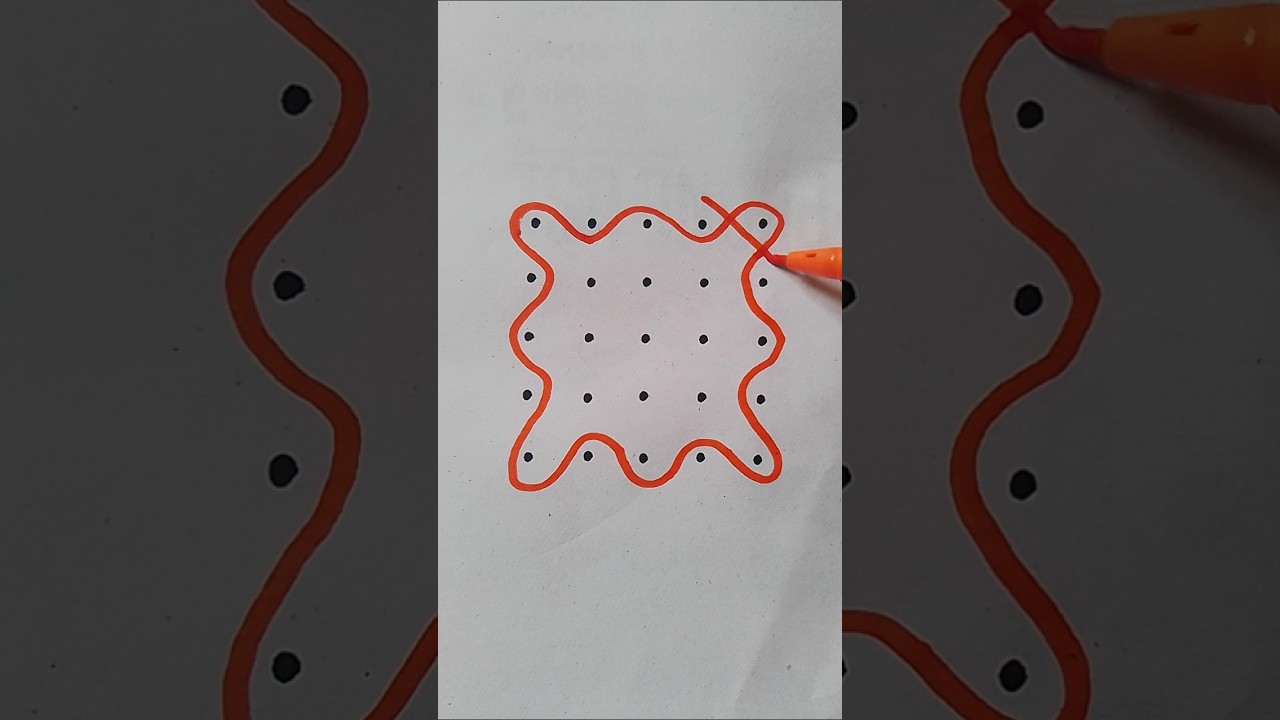 5*5 Simple Rangoli Design