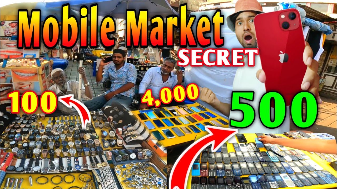 🤯🔥₹.500 iphone, Watch, Branded Secret Market Bangalore | Mobiles Market