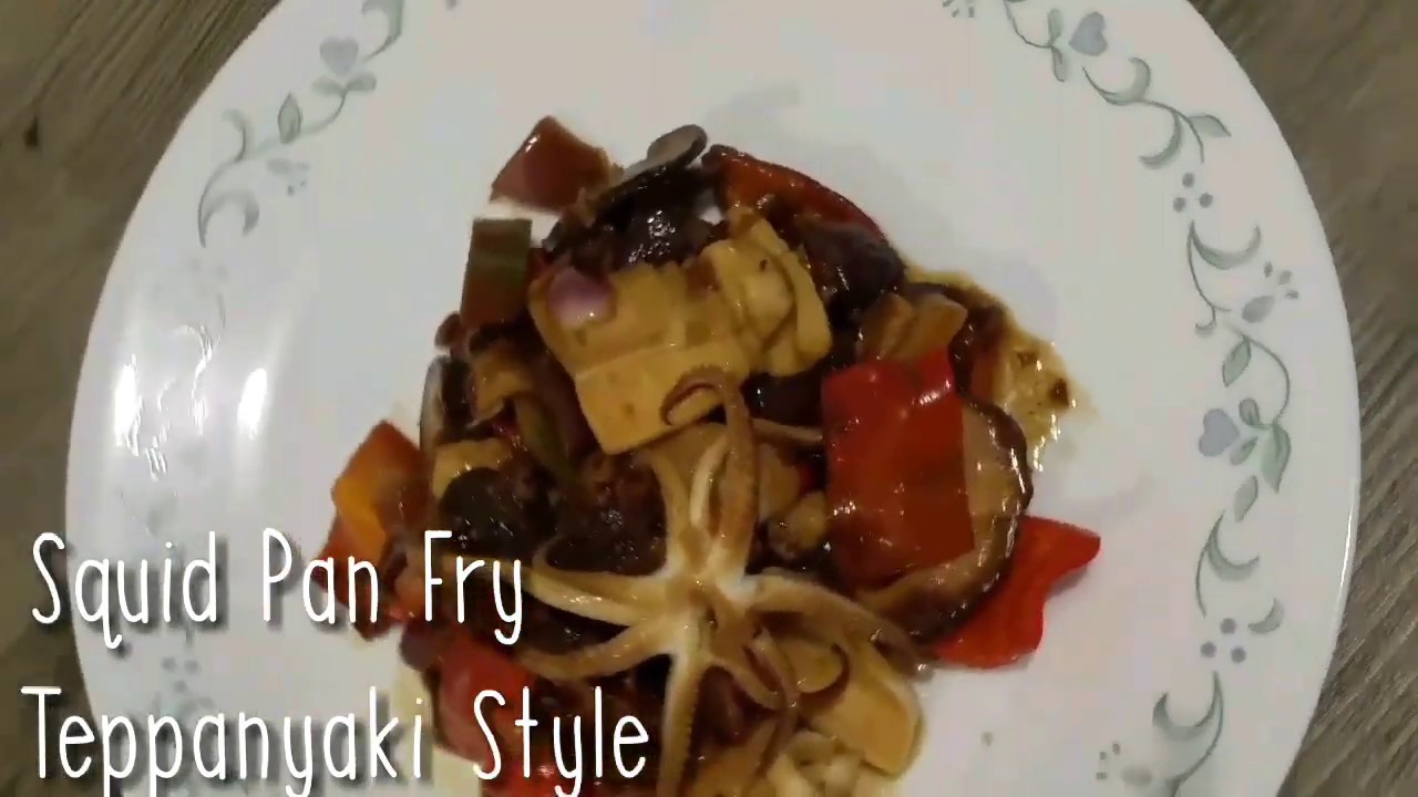 Squid Pan Fry (Teppanyaki Style)
