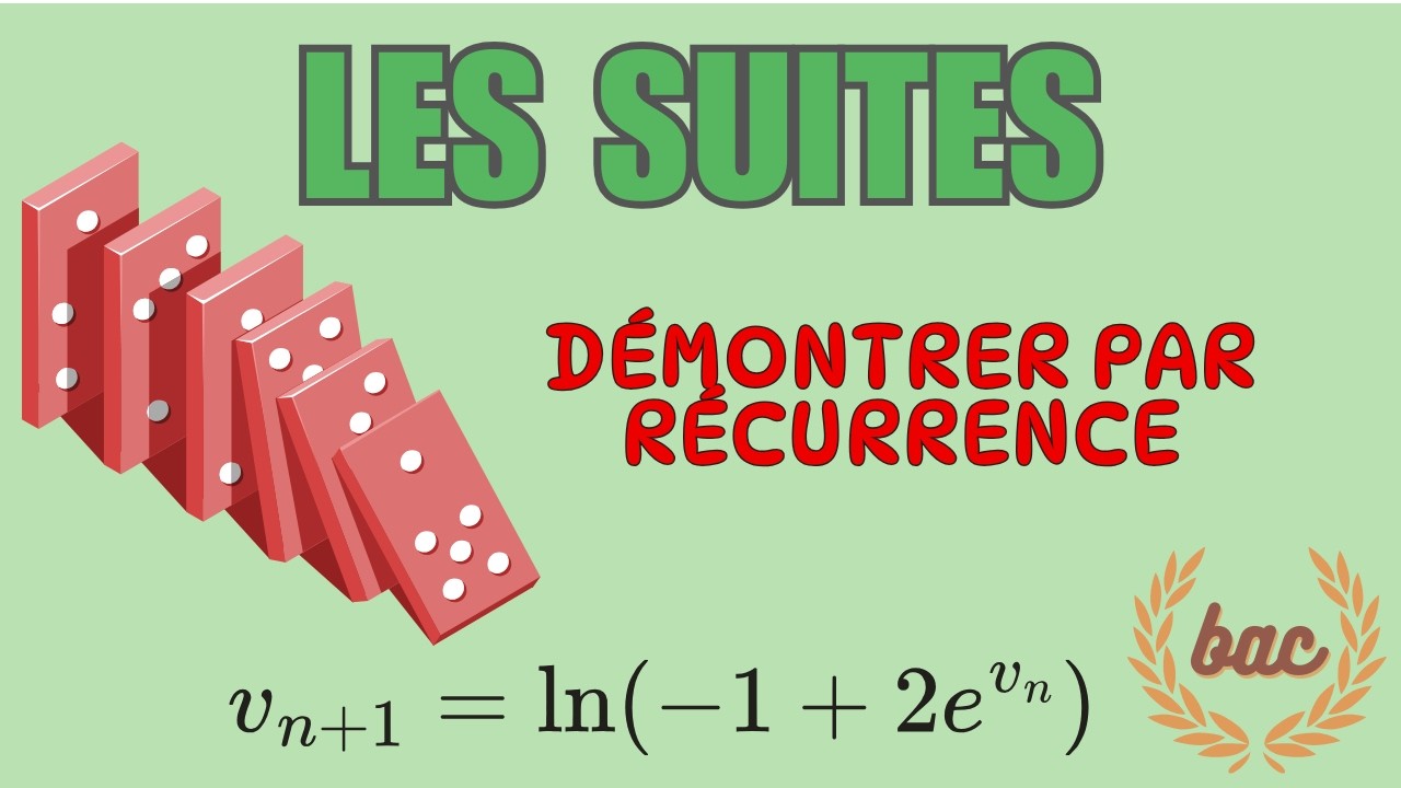 Révisions bac - Démontrer par récurrence avec du ln - Terminale spé maths