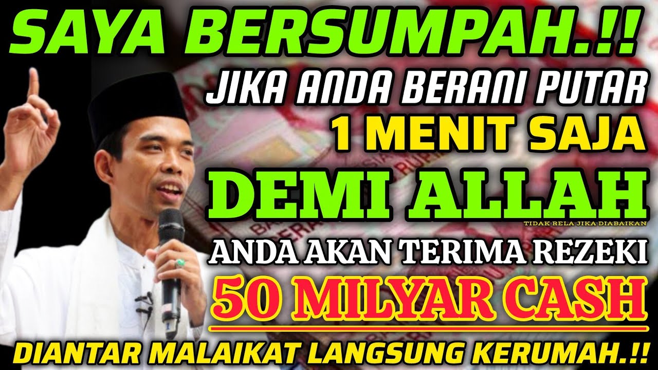 TERBUKTI NYATA‼️BARU PUTAR SEBENTAR LANGSUNG DAPAT 50 MILYAR CASH, DOA KEKAYAAN PALING MUSTAJAB