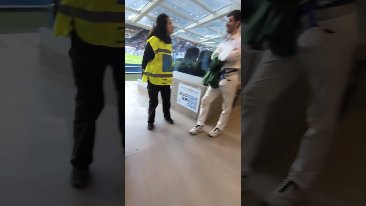 Bergamo. New Balance Arena. ingresso in campo