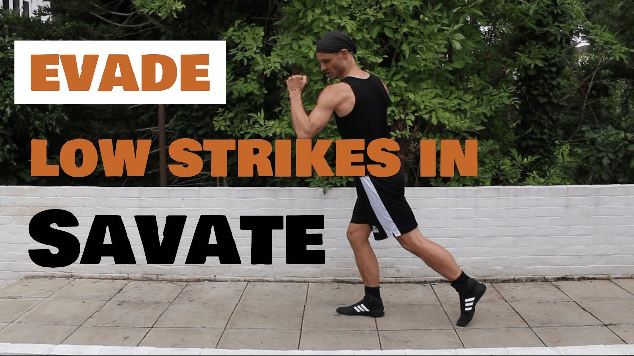 How to EVADE low strikes in Savate (3 ways)