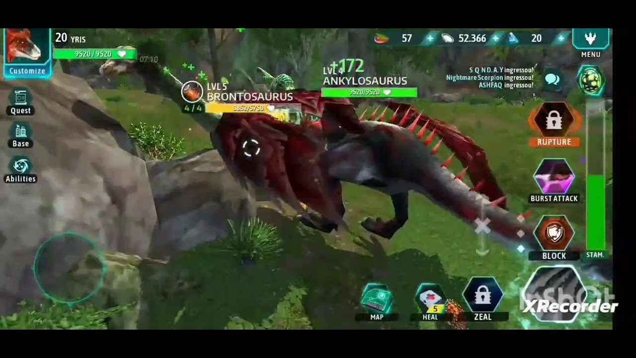 Testando REX no dino tamers 🦖