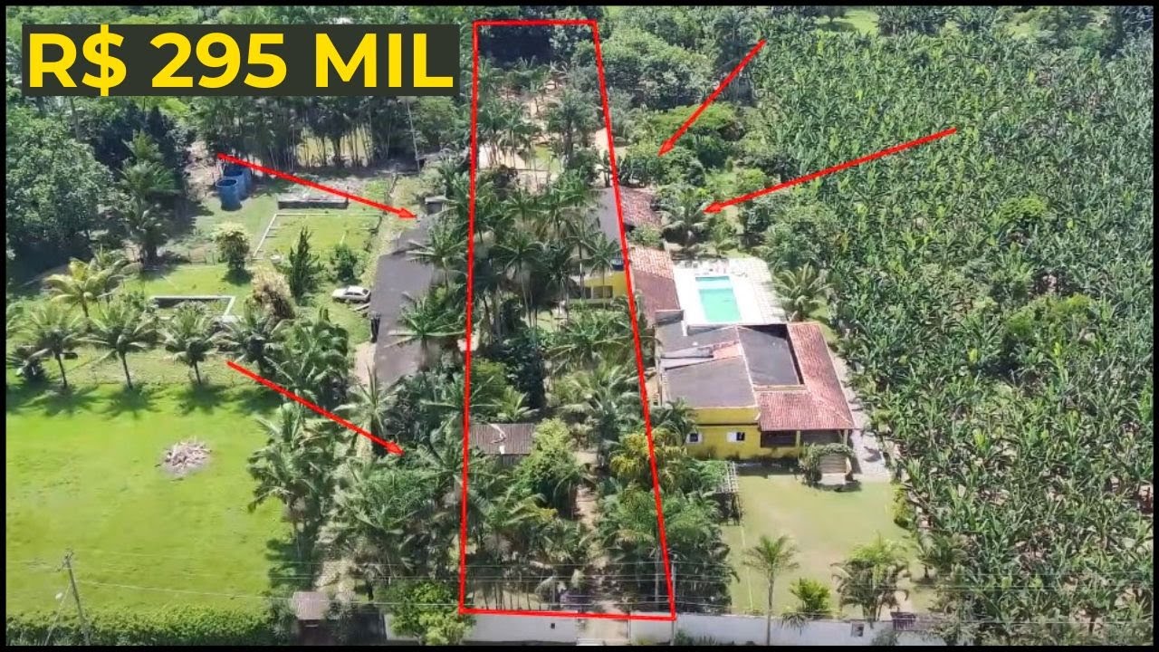( VENDEU ) $ 295 MIL CHÁCARA A VENDA PERUIBE LITORAL SUL DE SP