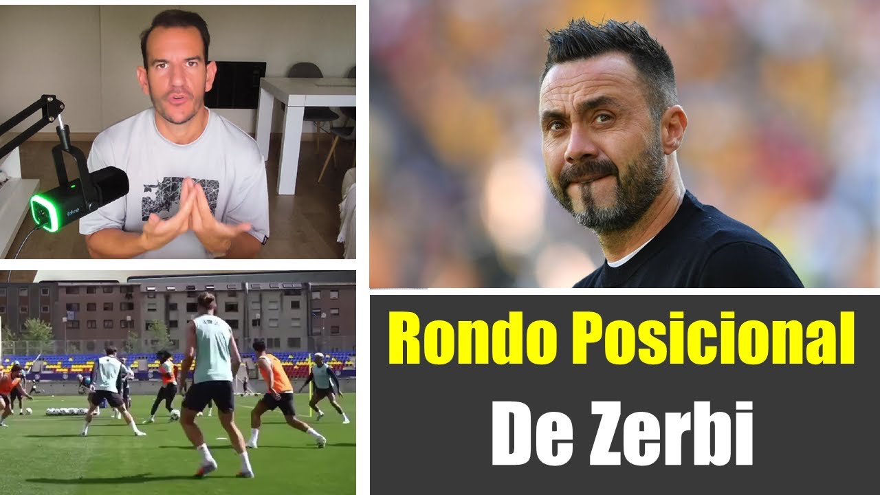 Rondo posicional específico para Salida de balón | Roberto De Zerbi
