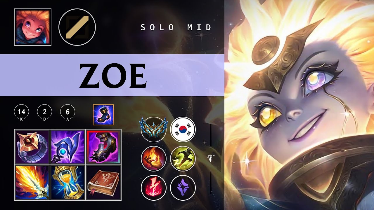 Zoe Mid vs Talon - KR Challenger Patch 26.01