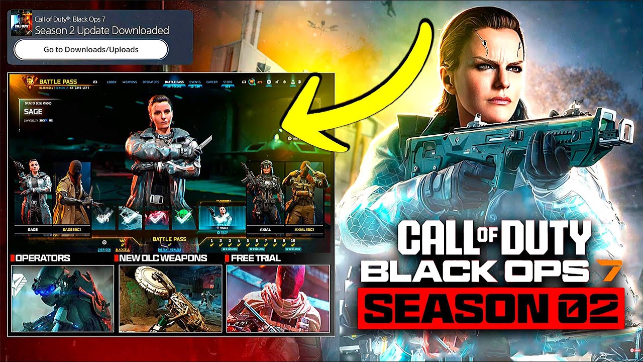 &iexcl;Todas las RECOMPENSAS y OPERADORES del Pase de Batalla de la Temporada 2 de Black Ops 7!