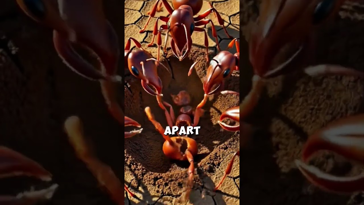 The Brutal Fate of a Dead Queen Ant 🐜