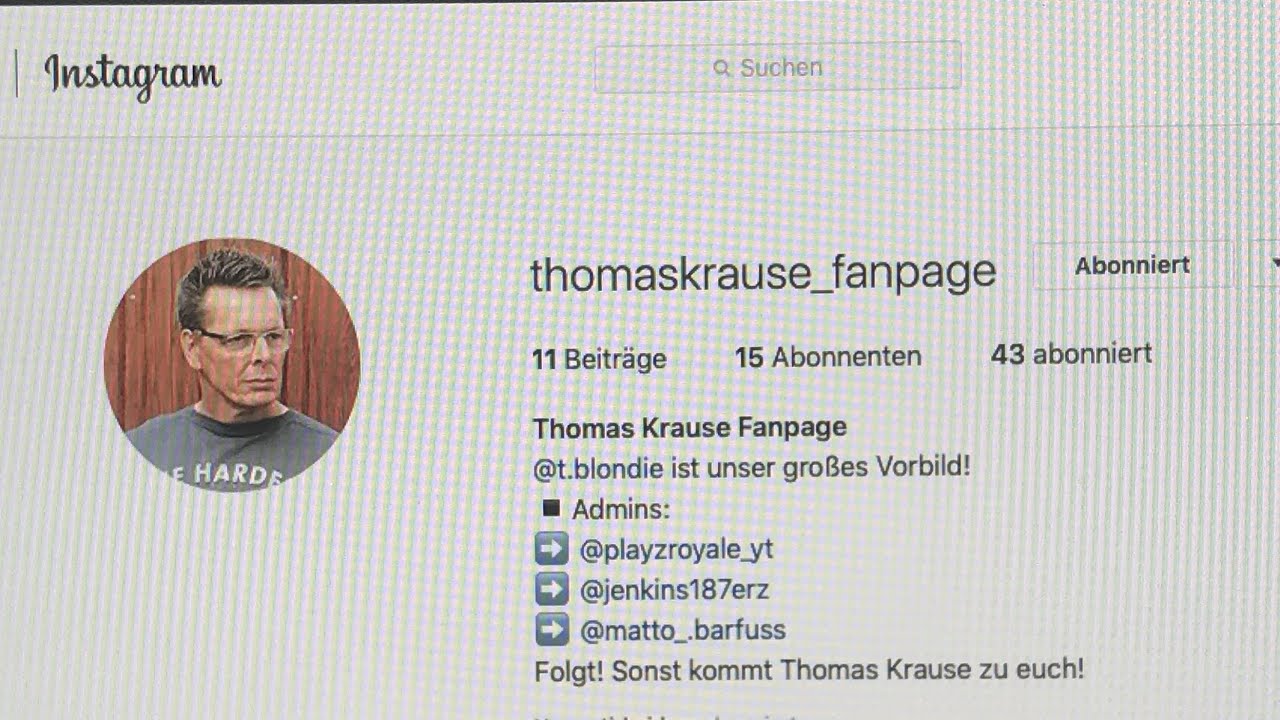 Instagram Fanseite