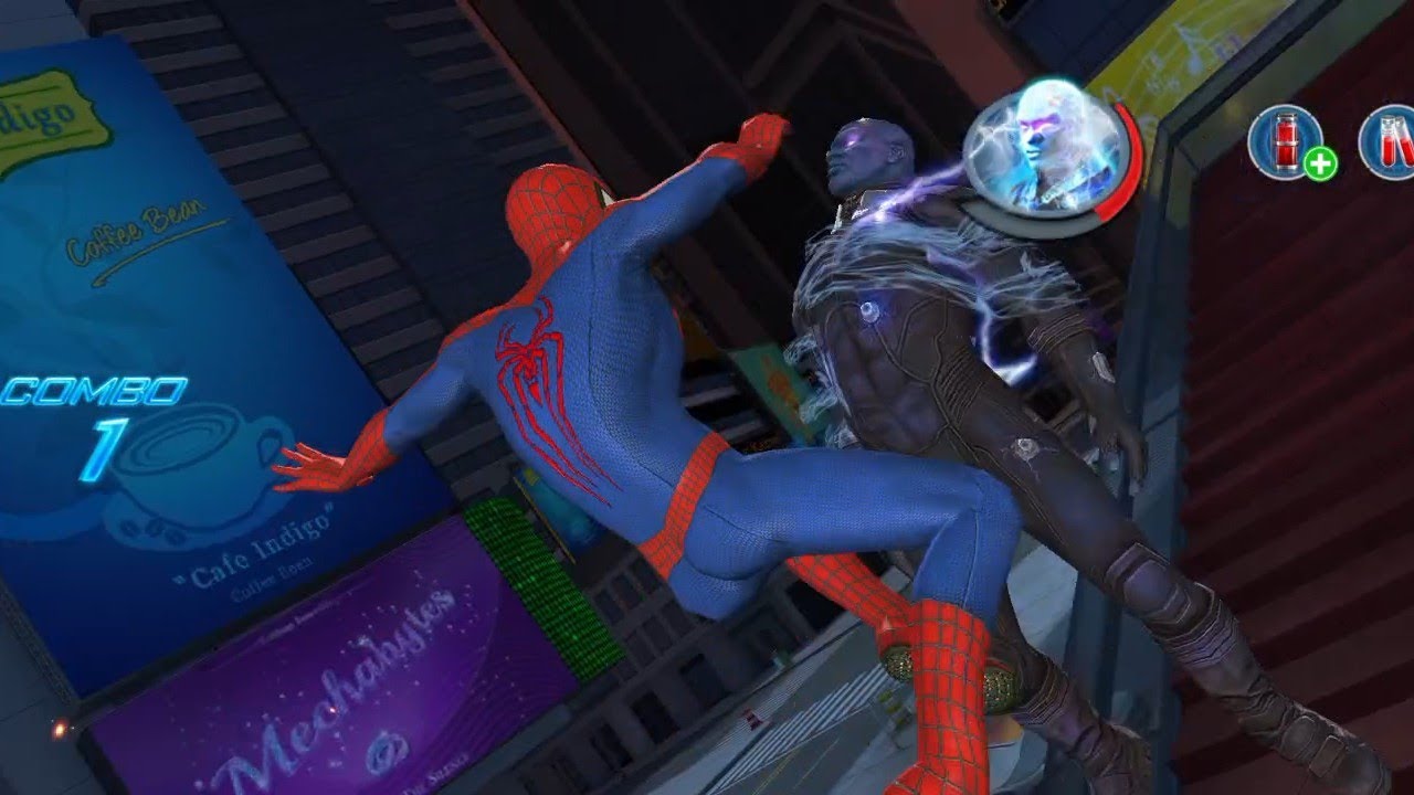 Electro vs spiderman 4K fight #gaming #gameplay #game 