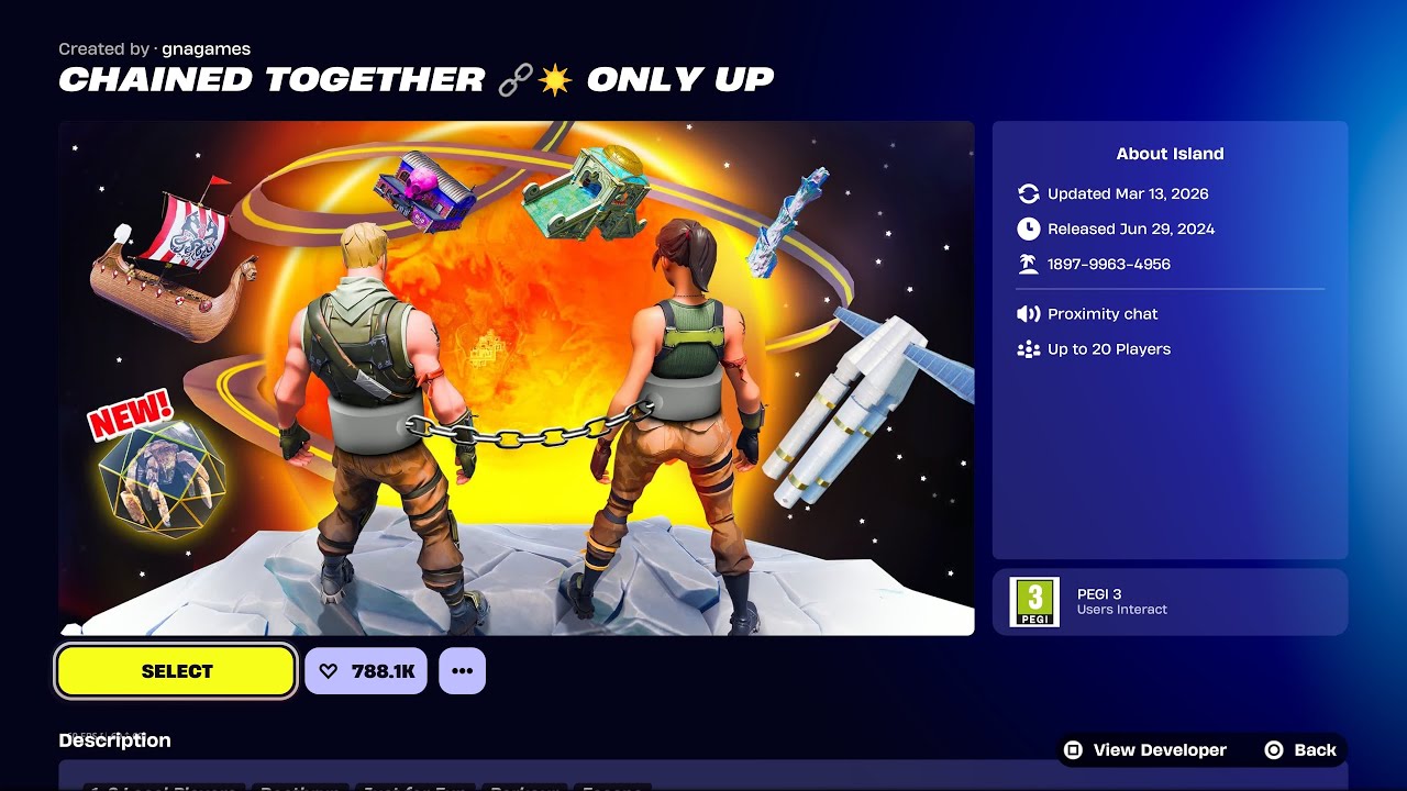 Fortnite Chained Together Only Up (Project Hail Mary)