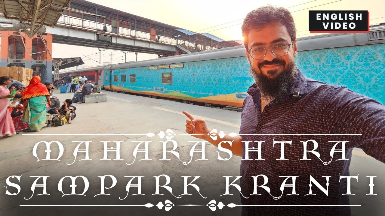 12908 Maharashtra Sampark Kranti Express Journey Delhi to Mumbai in 3AC Ecomony Class English video