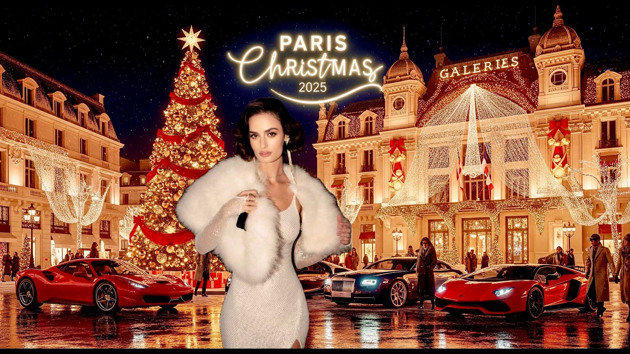 Christmas in Paris 2025 ✨ The Magic of Lights & Winter Vibes in 4K