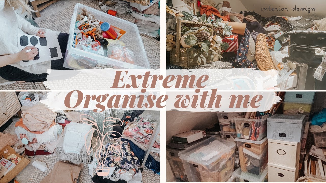 EXTREME LOFT ROOM TRANSFORMATION CLEAR OUT & ORGANISE *I can't believe how bad it was!*