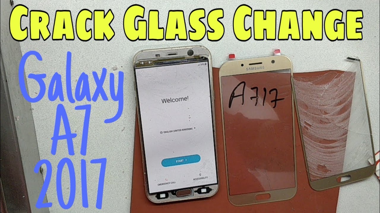 Samsung Galaxy A7 (2017) Crack Glass Replacement | Full Disassembly | SCREEN REPAIR