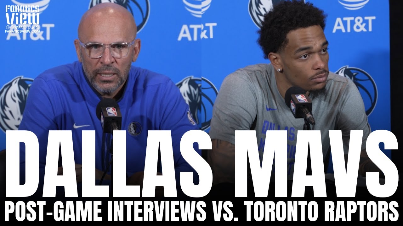 Jason Kidd & PJ Washington talk Luka Doncic Passing Greatness, Mavs vs. Raptors, Over Coming Cavs