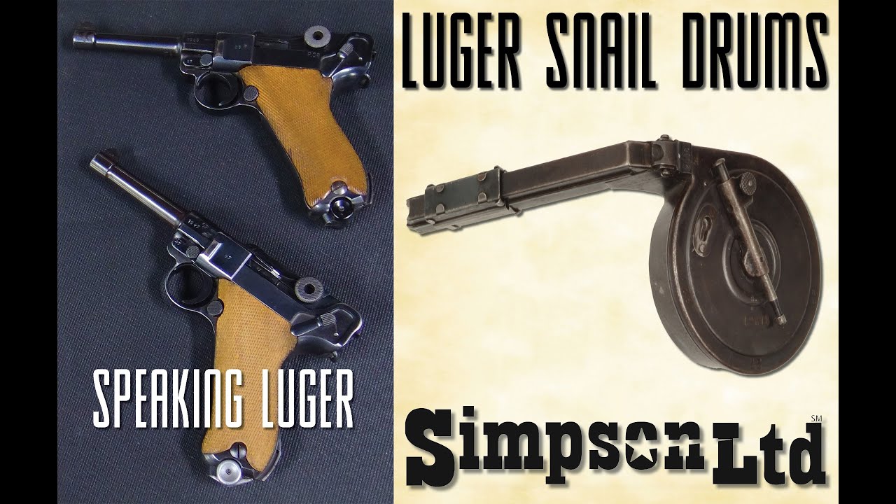 Luger Snail Drums #luger #snaildrum #trommelmagazine