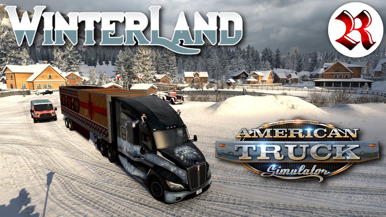 American Truck Simulator | NEW Shifter Setup +  Winterland Event In The North Pole!