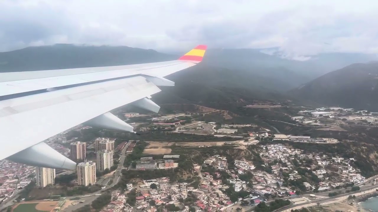 Aterrizaje en Maiquetia A340-300 Plus Ultra Desde Madrid
