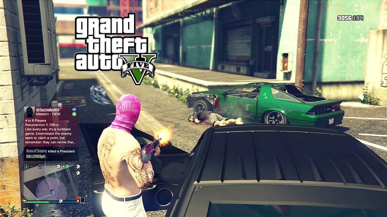 GTA 5 ONLINE! KILLING RANDOM PEOPLE (LOBBY KILLING SPREE)