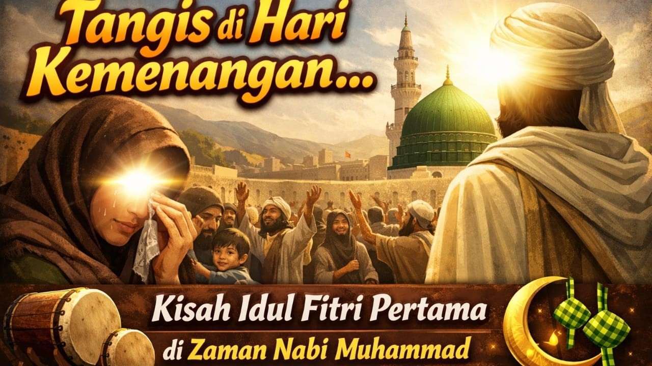 “Tangis di Hari Kemenangan⁉️ Kisah Idul Fitri Pertama di Zaman Nabi Muhammad”