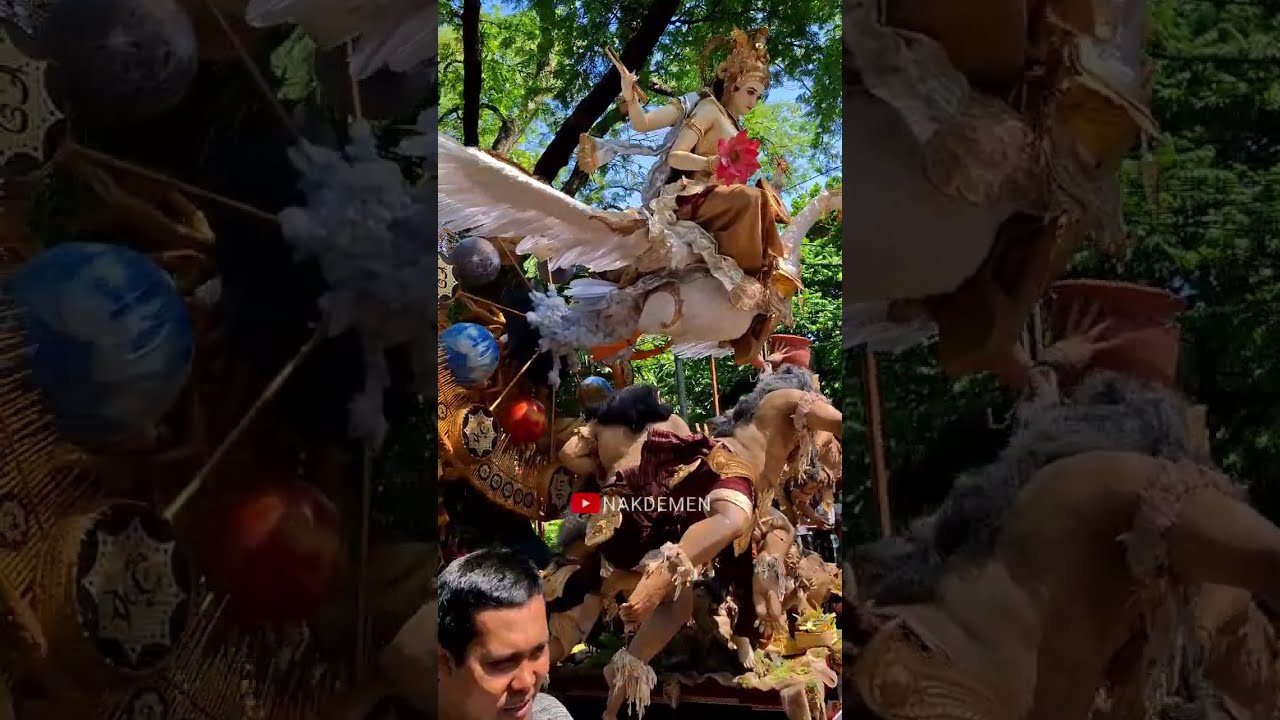 Warga kota Denpasar Nonton Ogoh-ogoh 16 Besar Terbaik
