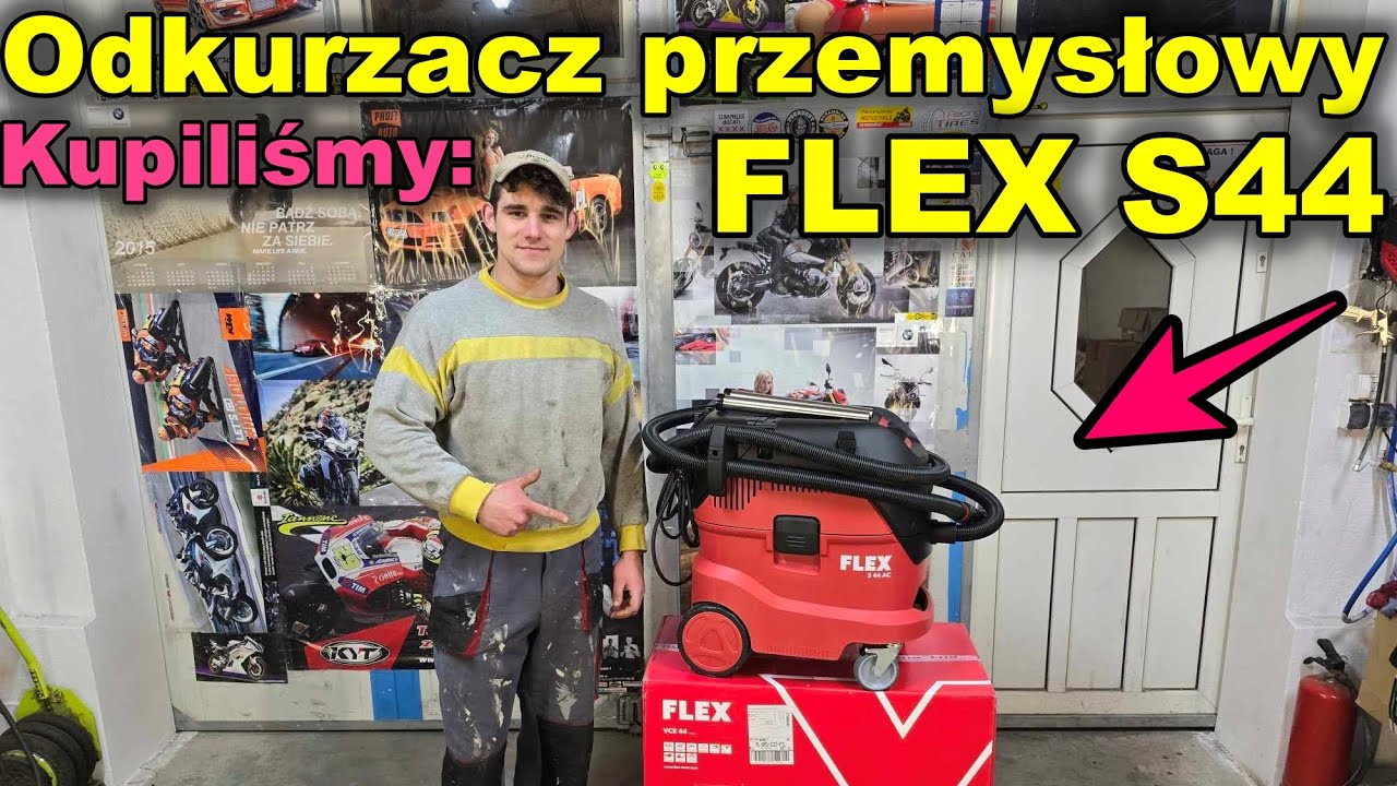 Kupiliśmy: Odkurzacz przemysłowy marki FLEX s44 | Profesjonalny odkurzacz na dłużej...| Prezentacja!