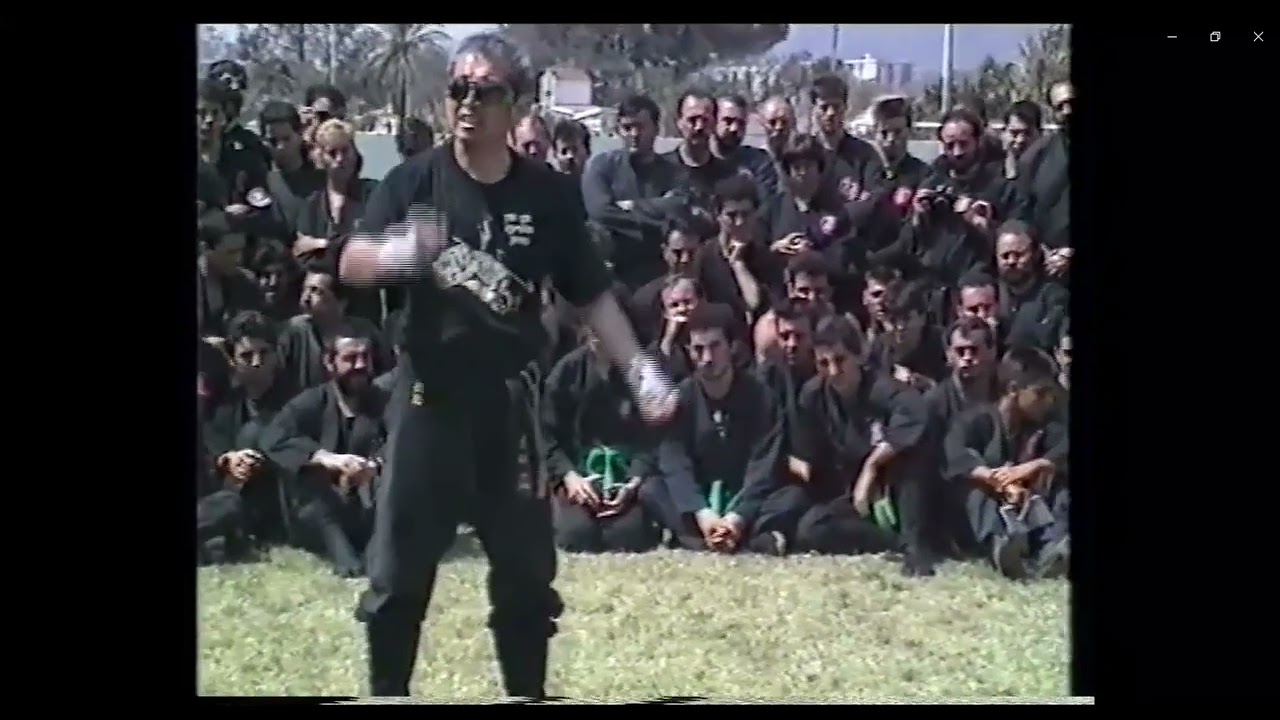 Soke Masaaki Hatsumi Uke Pedro Fleitas BUJINKAN