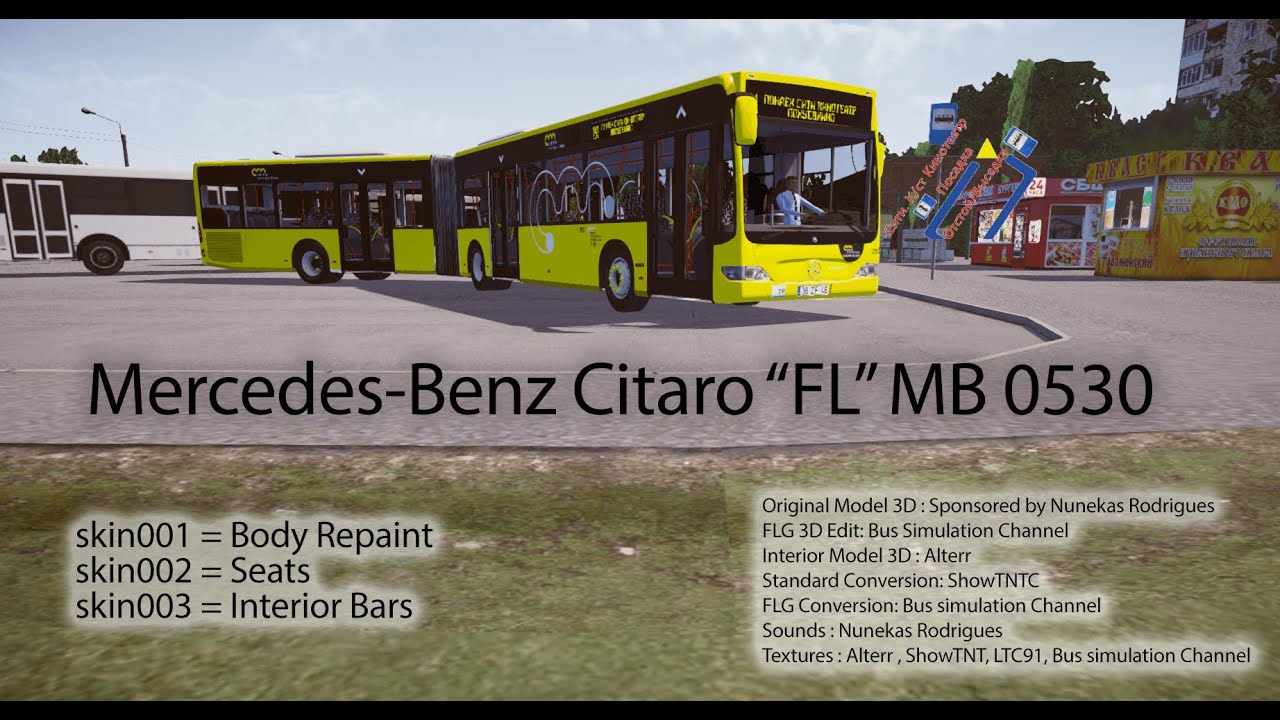 Release Mercedes-Benz O-530G FL - Facelift for Proton Bus Simulator