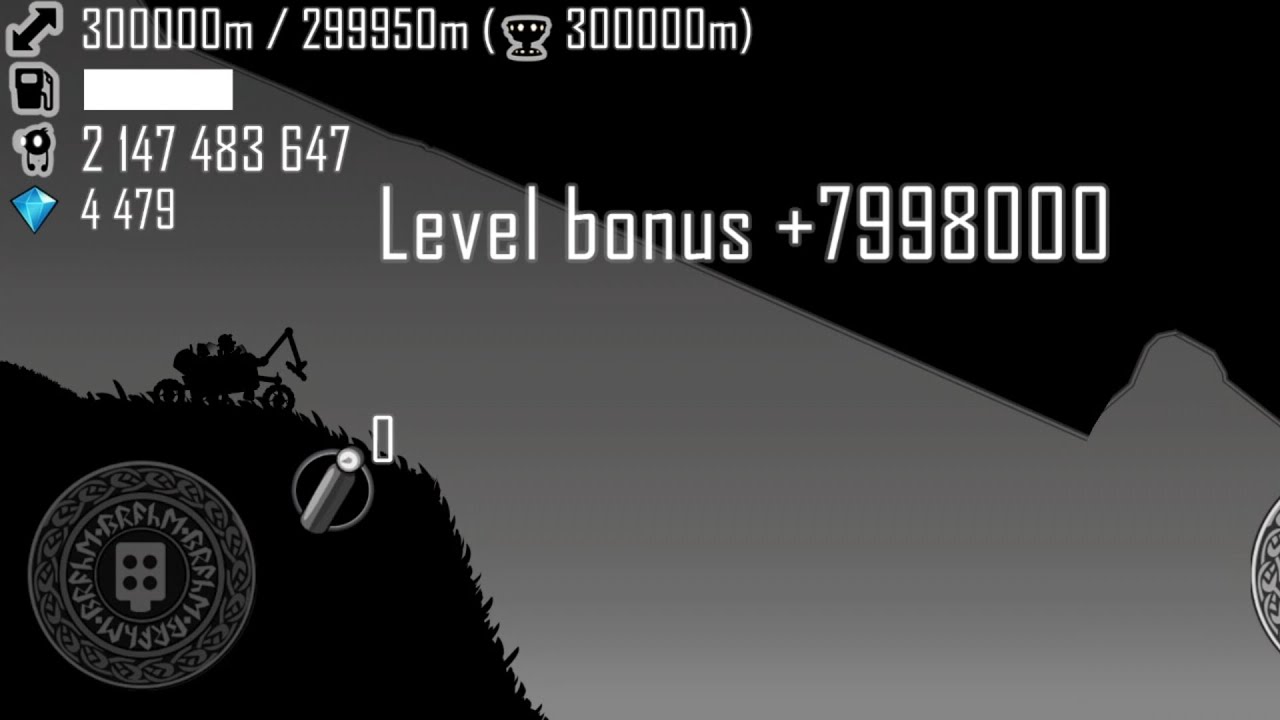 Hill Climb Racing - 869236m with Moonlander in Ragnarok Full Run Part 3/8