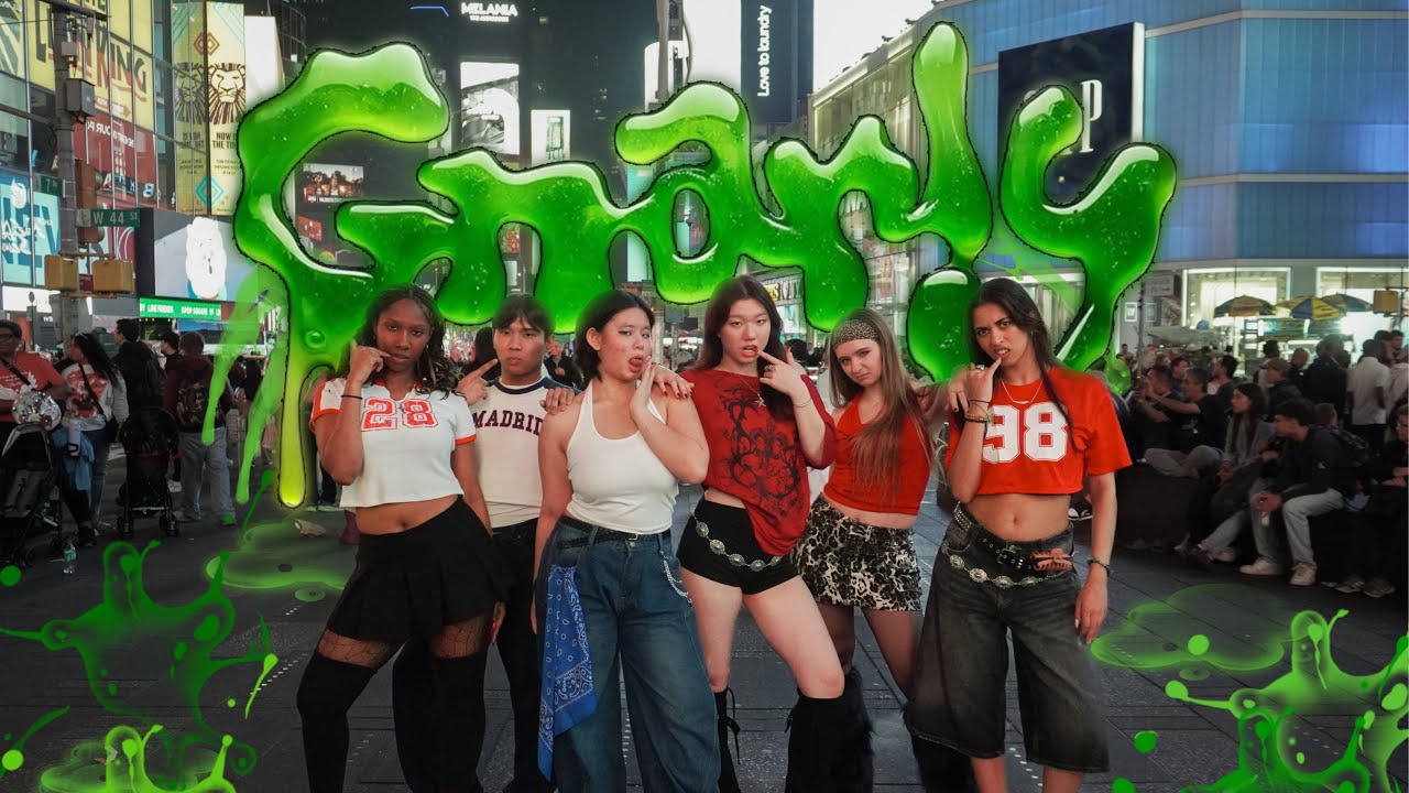 [DANCE IN PUBLIC NYC - TIMES SQUARE] KATSEYE - 'Gnarly' Dance Cover