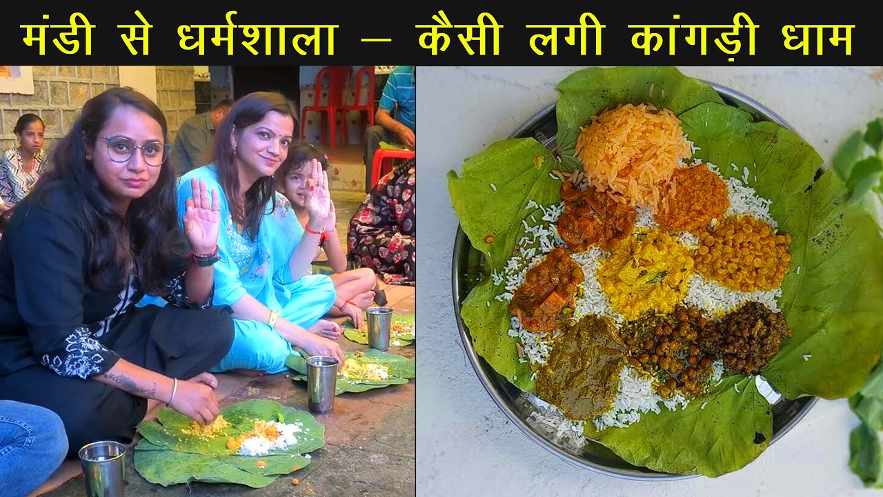 मंडयाली धाम के शौकीन पहुंचे कांगड़ी धाम खाने धर्मशाला | Kangra | Traditional Food Dhaam | Himachal