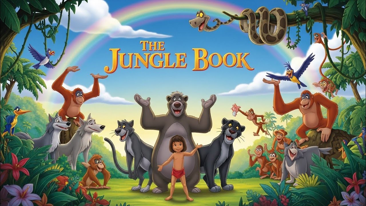 The Jungle Book 🌿 | Colorful Kids Poem & Story | 3D Cartoon Animation | The Cartoon TV :