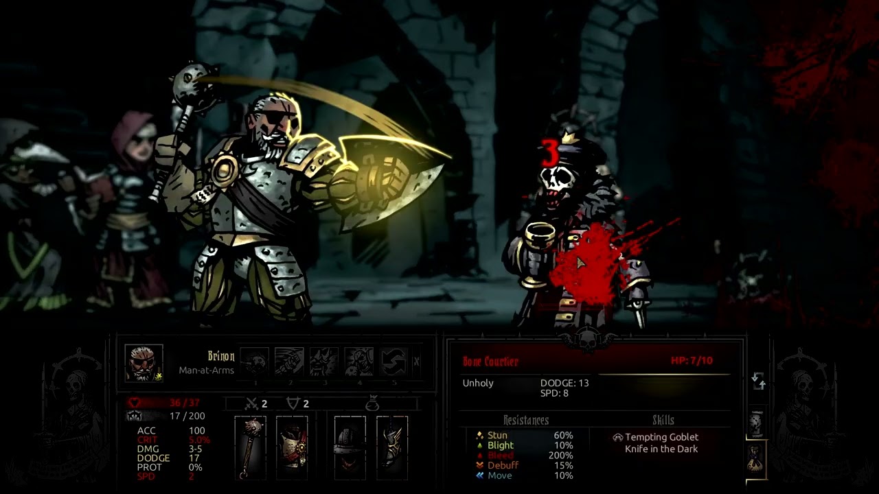 【Darkest Dungeon】Week 10 ► Ruins: Level 1 ★ Kill the Necromancer Apprentice (Boss) ║Radiant #10║