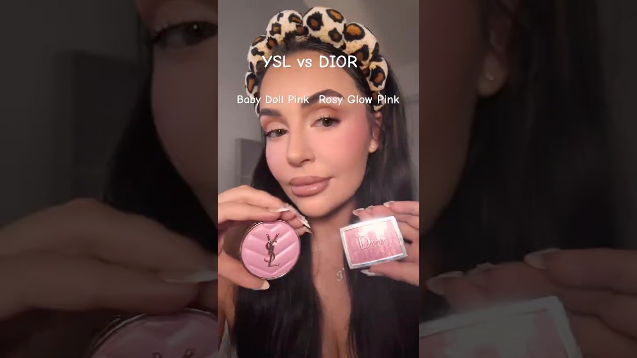 YSL or DIOR? Which blush do you like better? 💓💓