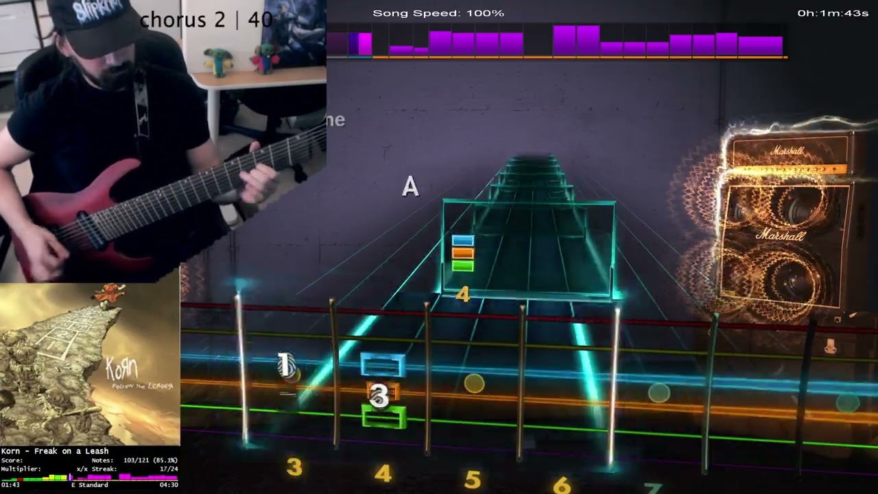 Korn - Freak on a Leash - 89.56% - Rocksmith - Guitar Lead