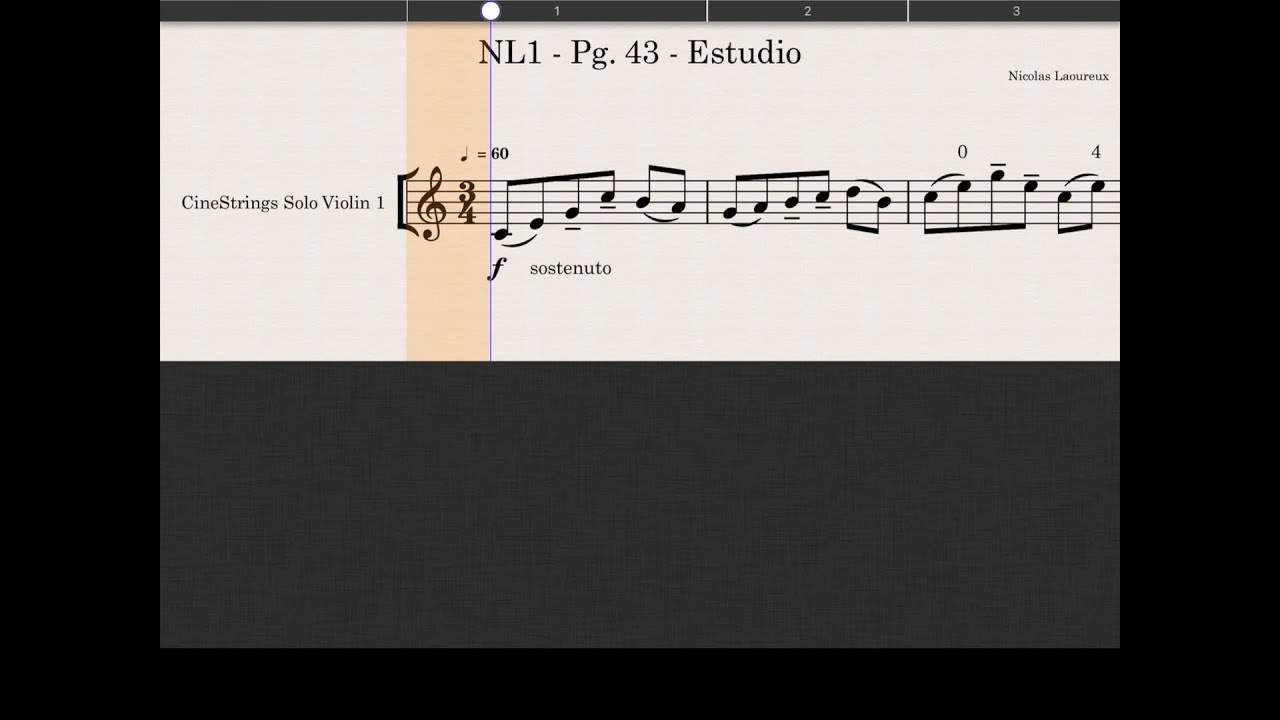 Pg 43 - Estudio - Nicolas Laoureux I - Violino