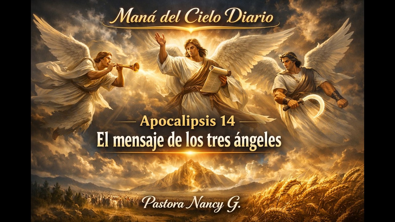 👉APOCALIPSIS 14 | LOS TRES ANGELES Y LOS 144,000 SELLADOS| MANA DEL CIELO DIARIO| Pastora Nancy G.