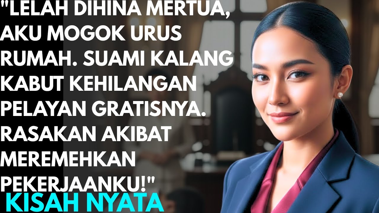 LELAH DIHINA MERTUA AKU BERHENTI MENGURUS RUMAH, MEREKA KALANG KABUT SAAT TAK ADA YANG MELAYANINYA