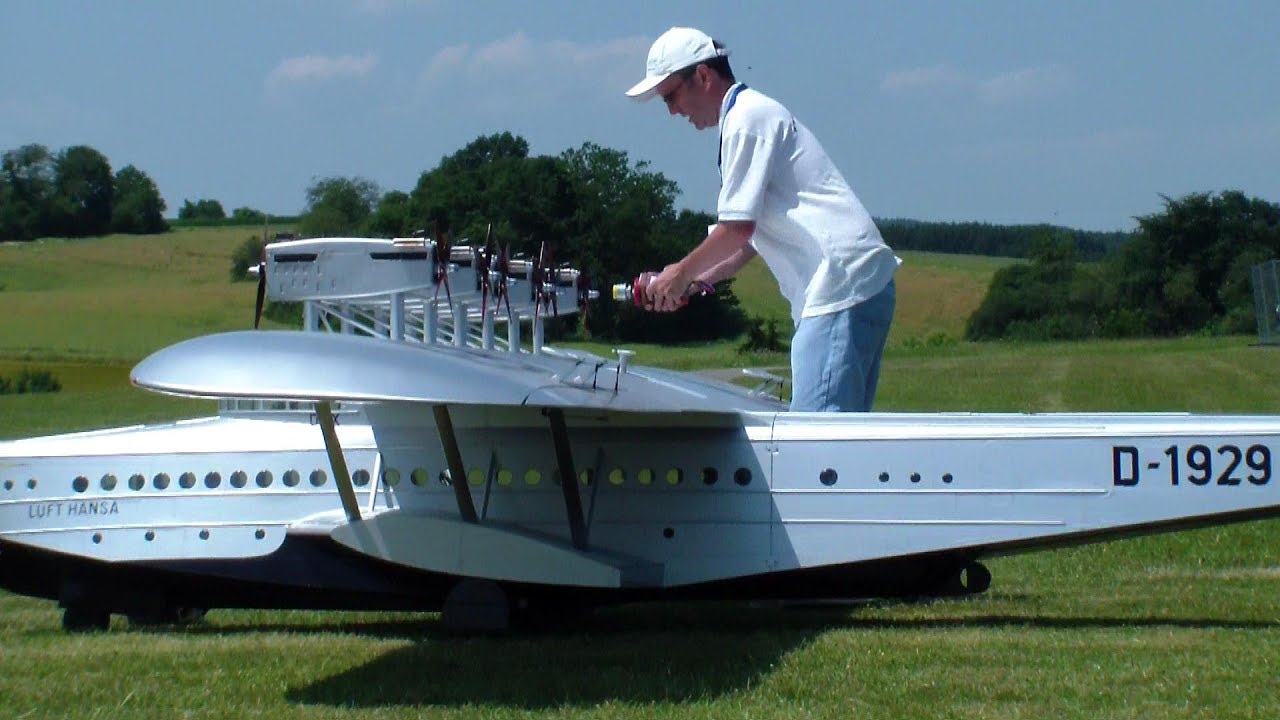 GIANT FLYING RC BOAT D-1929 DORNIER DO-X SCALE MODEL AIRPLANE
