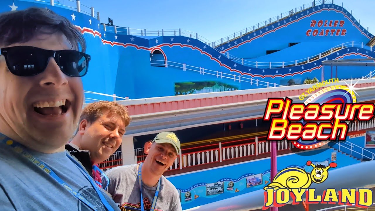 CHASING SNAILS! FIRST VISIT to GREAT YARMOUTH | Pleasure Beach / Joyland | Peter's Vlog