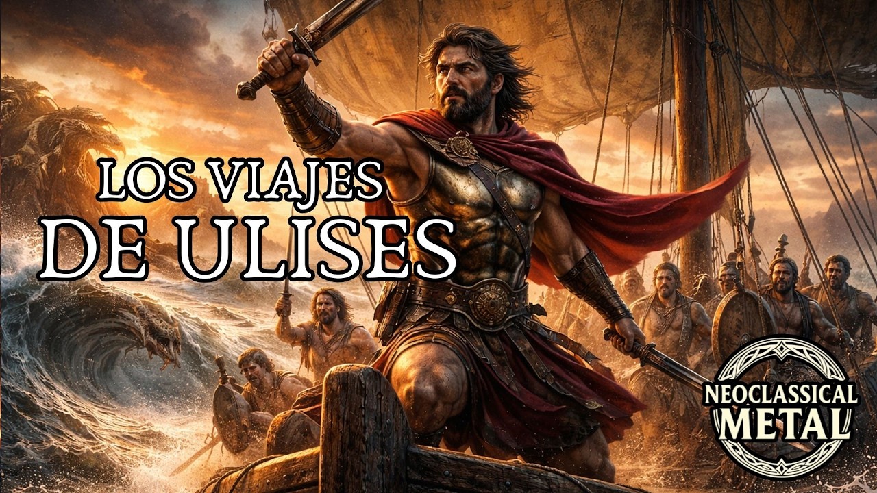 🔥🎵 LOS VIAJES DE ULISES | Power Metal Neoclásico Épico | Música y Letras 🎵🔥