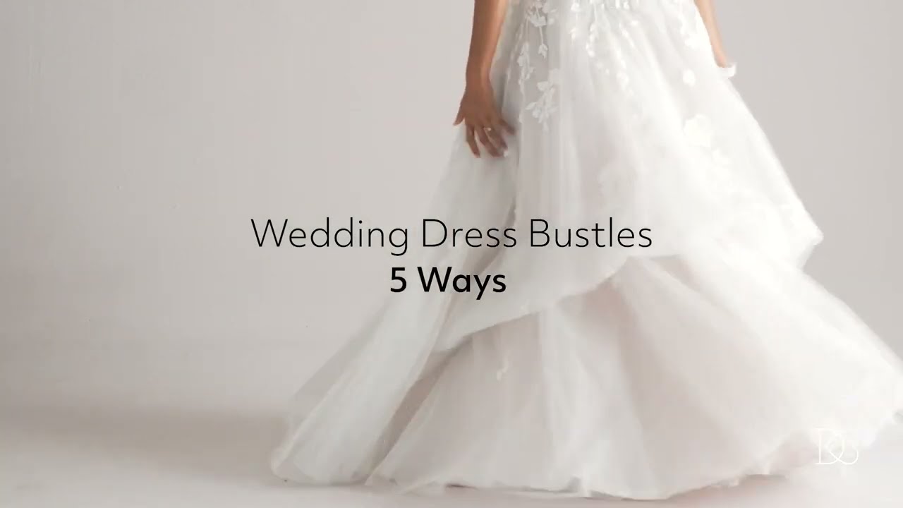 Wedding Dress Bustle Guide