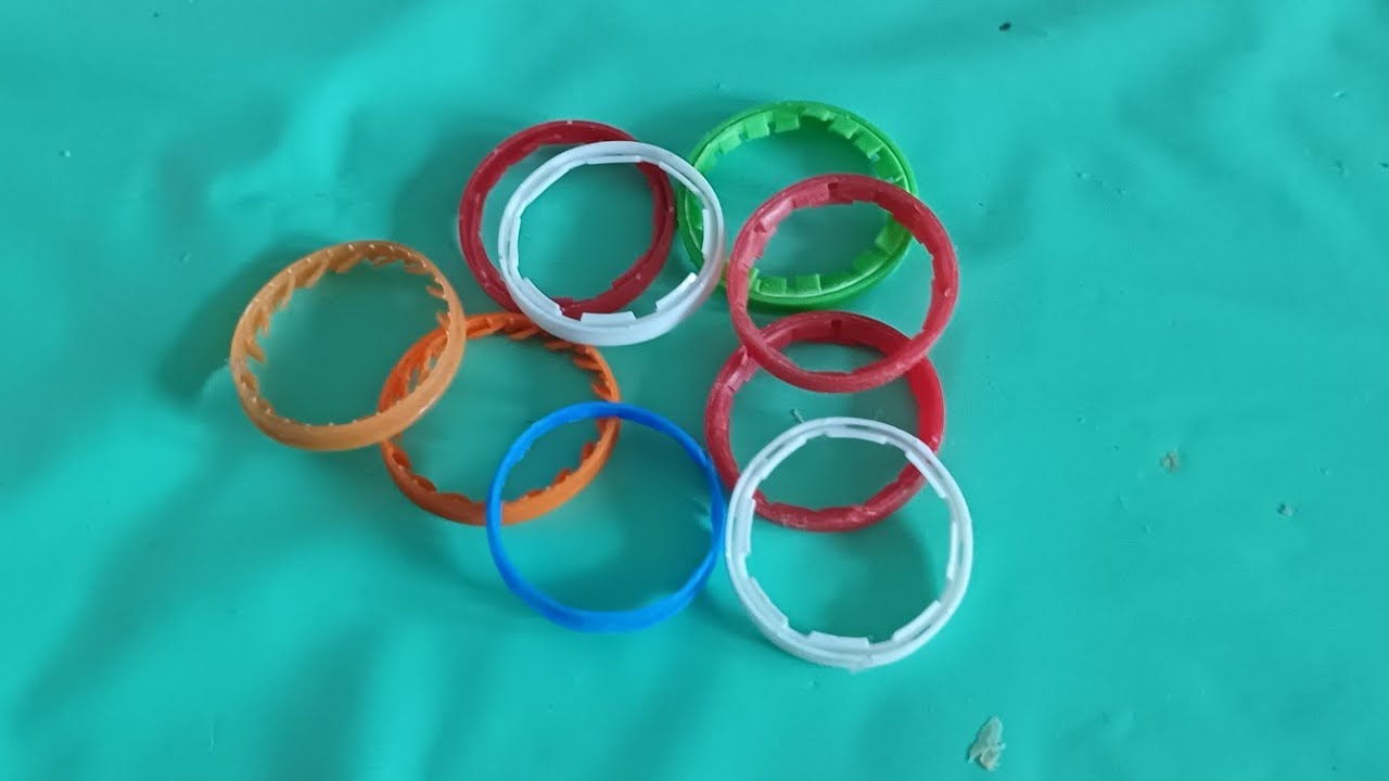 Mira lo que hice con un sello de tapa de botella pet, la decoración queda increíble