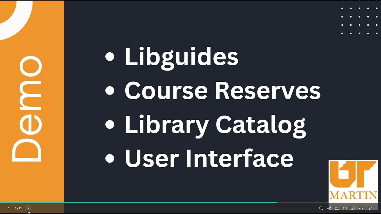 Library Crash Course