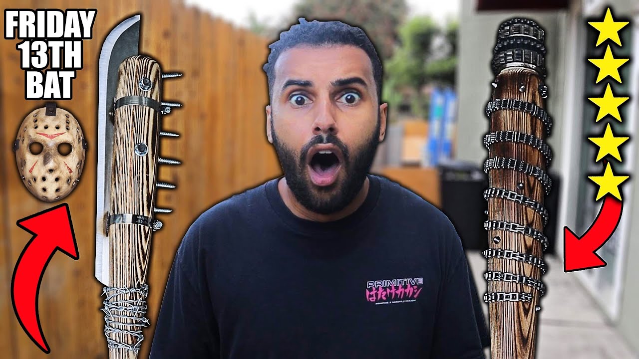 I Bought DIY Zombie Apocalypse HORROR SURVIVAL WEAPONS From Amazon!!! (5 STAR) *SURVIVAL CHALLENGE*